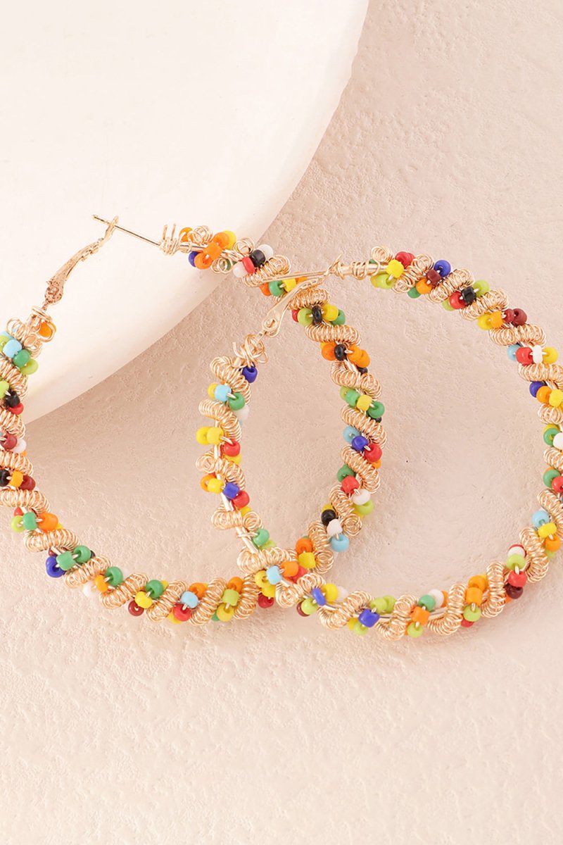 Colorful Loop Boho Style Earrings - KissProm