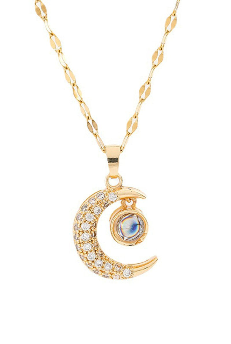 Golden Moon Necklace - KissProm
