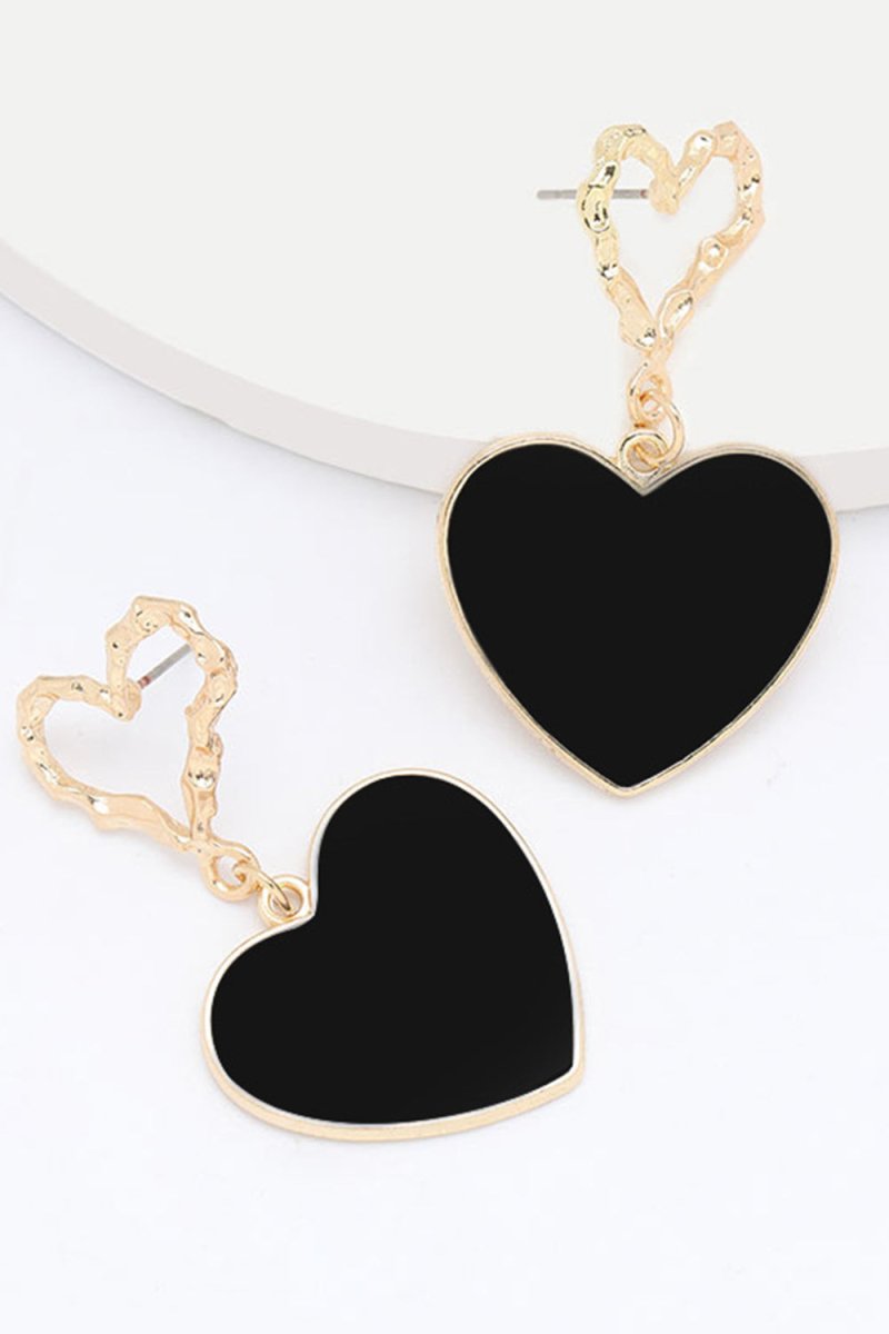 Red Heart Earrings - KissProm