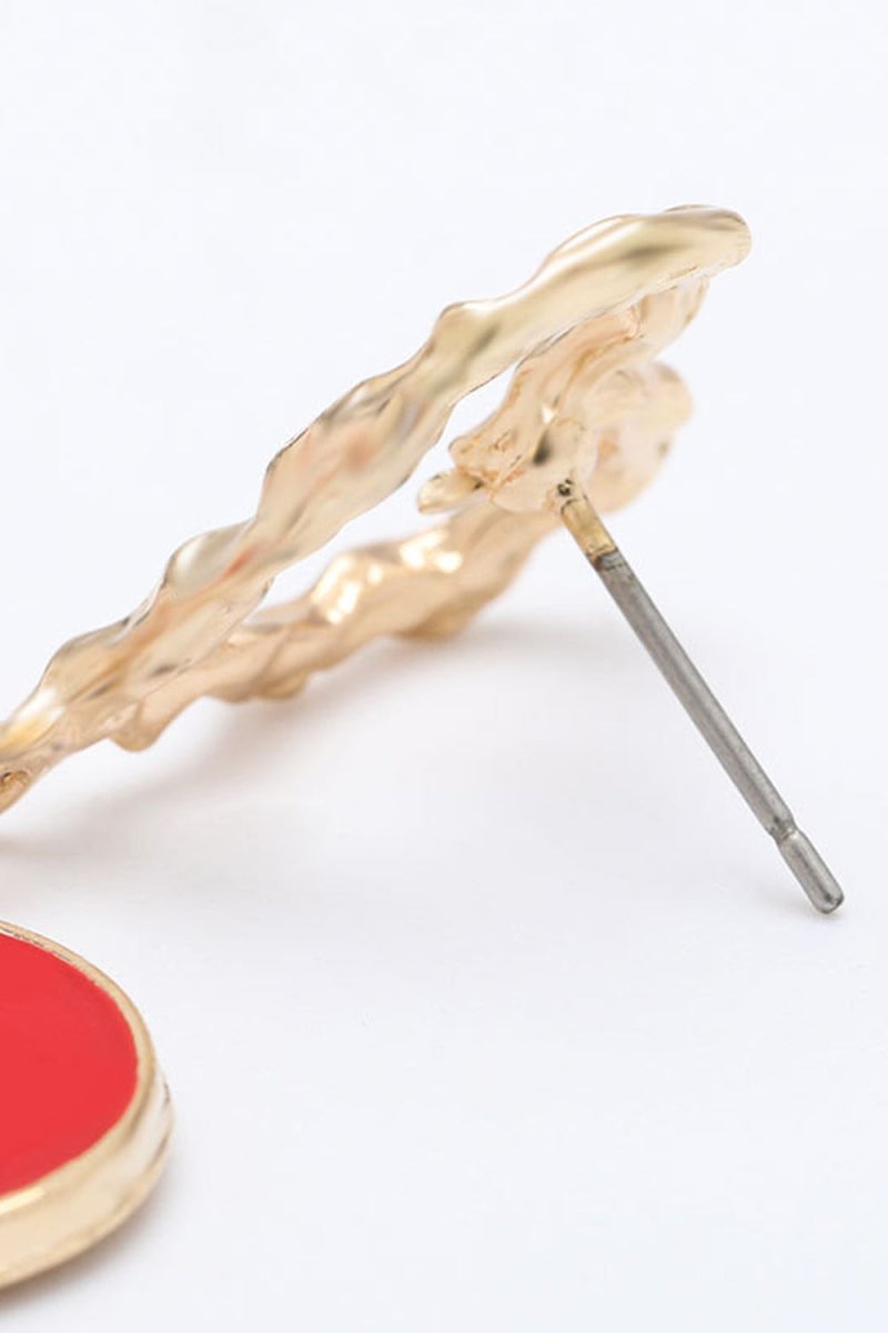 Red Heart Earrings - KissProm