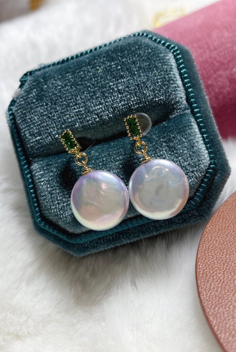 White Pearls Earings and Necklace - KissProm