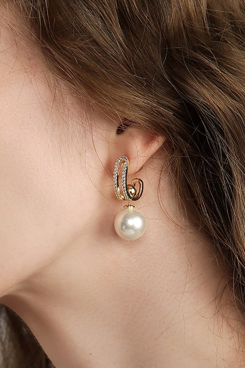 Pearl Elegant Trendy Earrings - KissProm