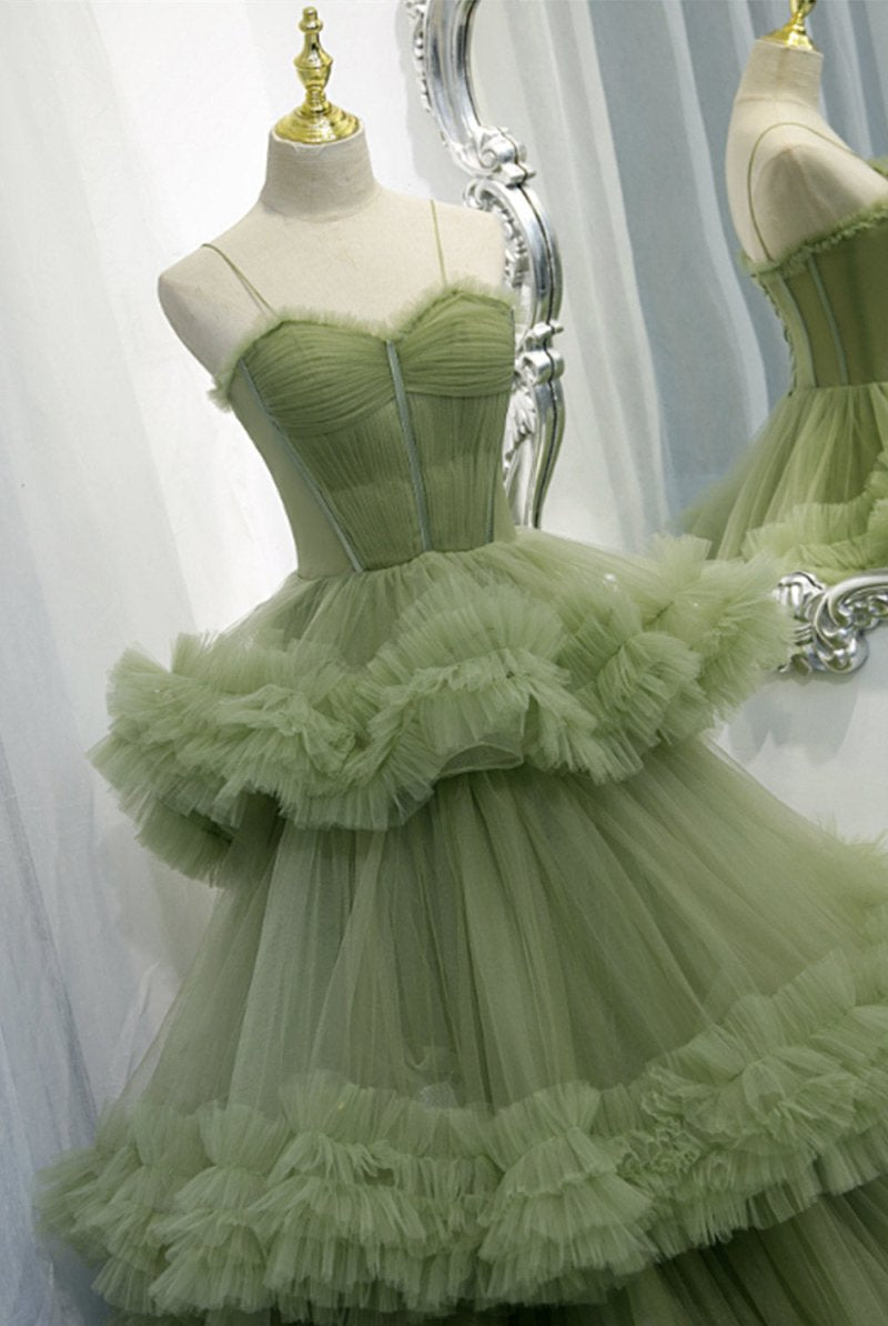 Blakely |A-line Sweetheat Pleated Tulle Prom Dress