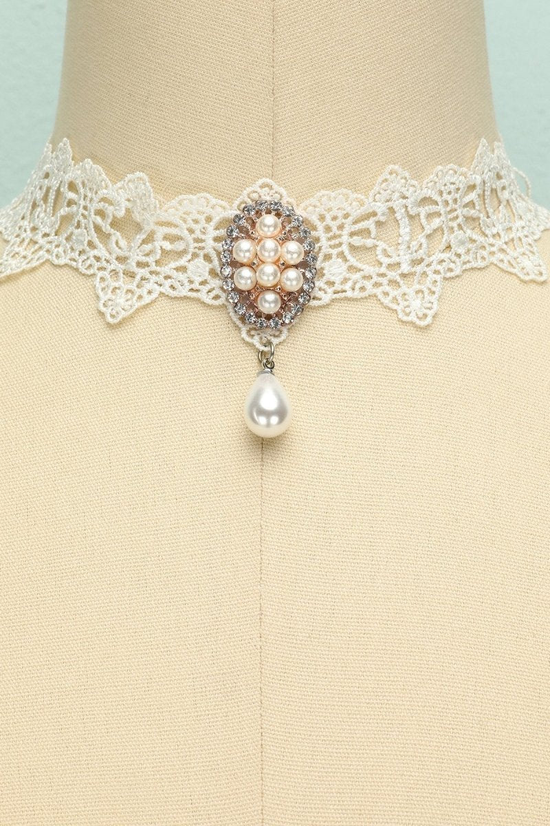 Retro Lace Choker - KissProm