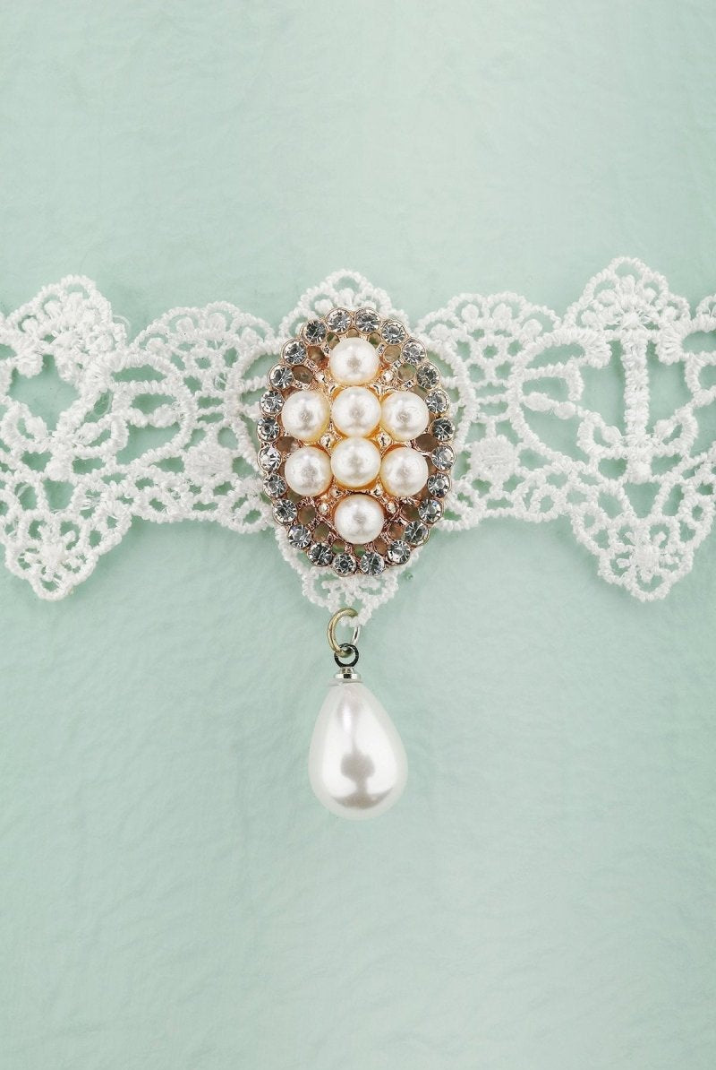 Retro Lace Choker - KissProm