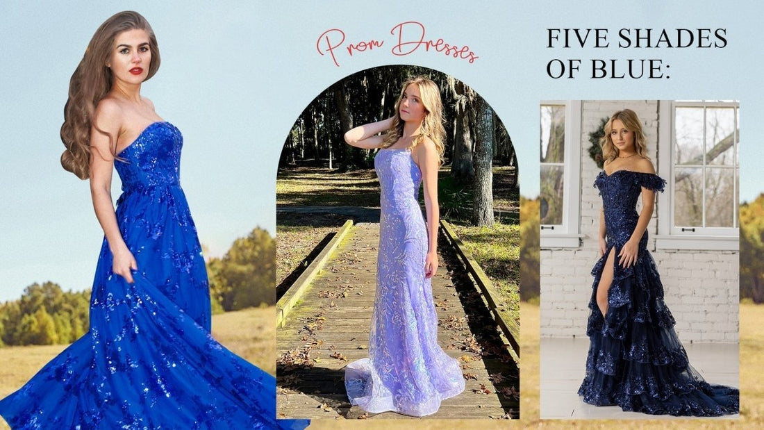 Five Shades of Blue: Prom Dresses - KissDress