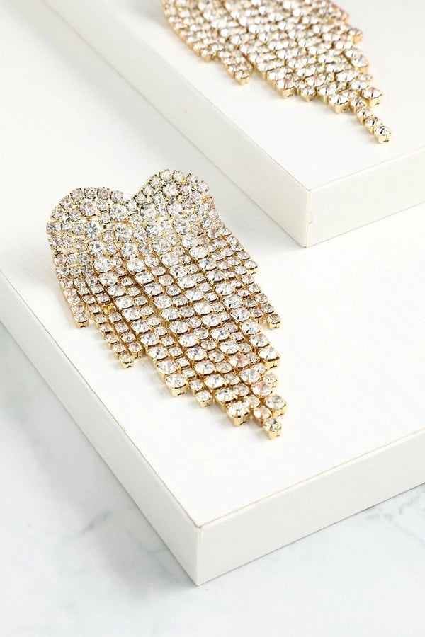 Crystal Drop Earrings - KissProm