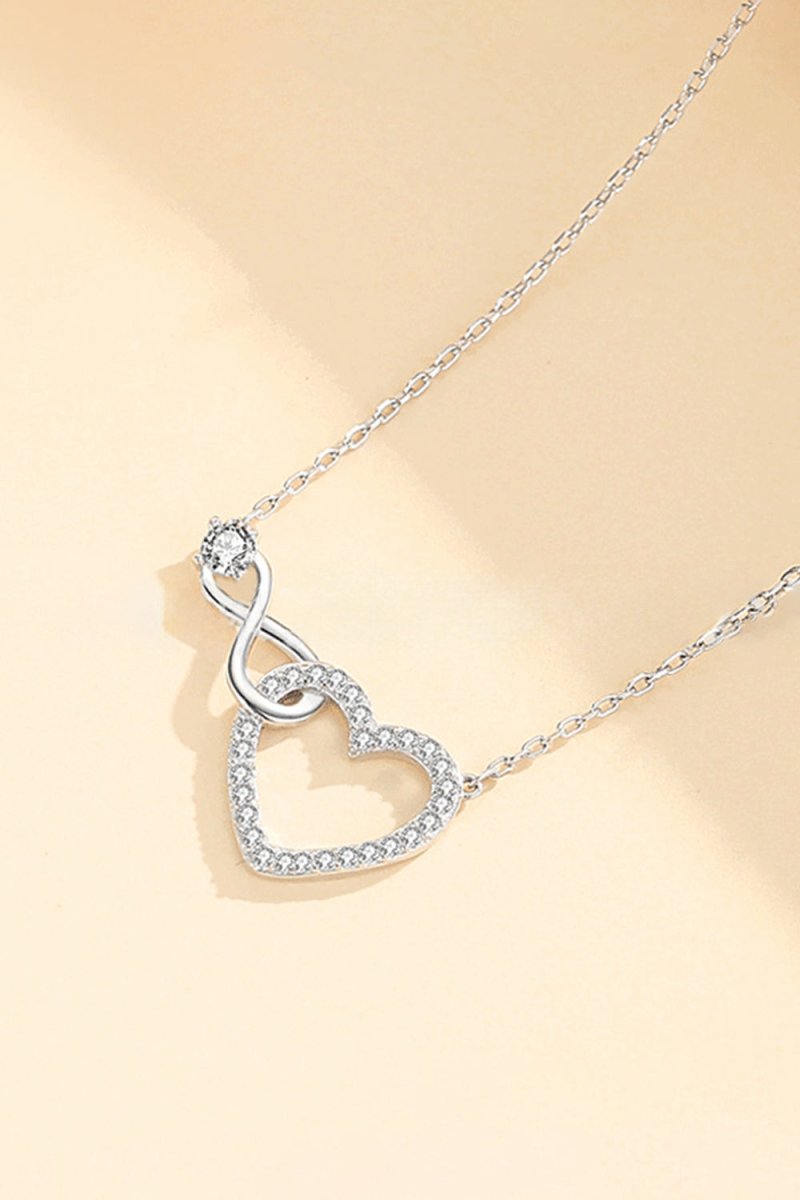 Heart Knot Pendant Necklace - KissProm