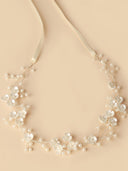Bridal Pearl Beaded Headband - KissProm