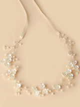 Bridal Pearl Beaded Headband - KissProm
