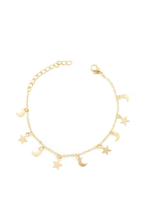 Boho Star Moon Gold Crescent Bracelets - KissProm