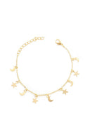 Boho Star Moon Gold Crescent Bracelets - KissProm