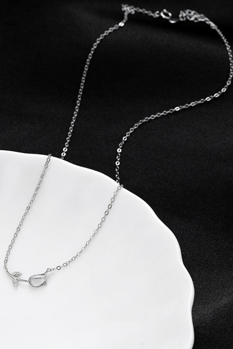 Tulip Pendant Clavicle Necklace - KissProm
