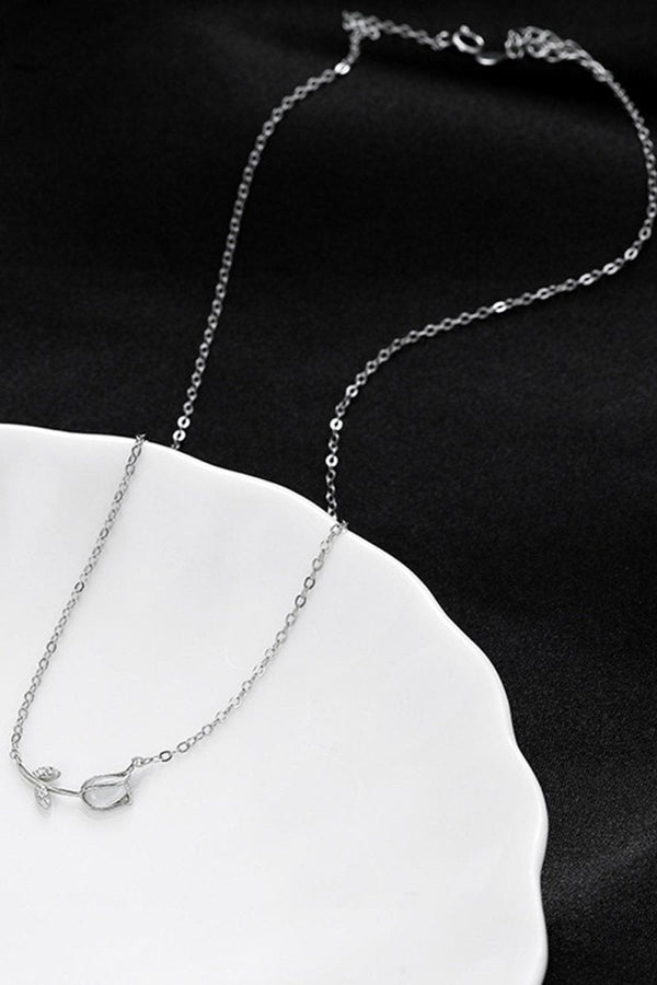 Tulip Pendant Clavicle Necklace - KissProm