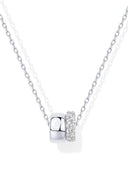 Zircon Double Circle Necklace - KissProm