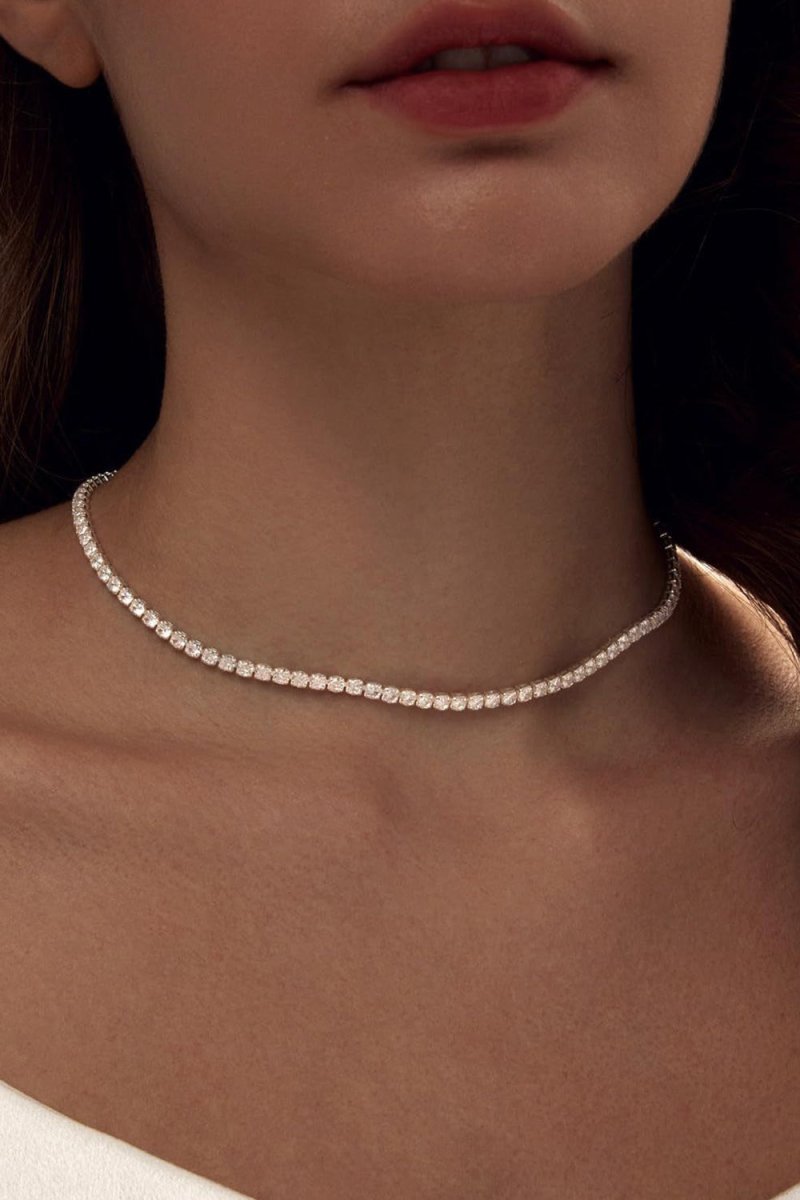 Rhinestone Choker Necklace