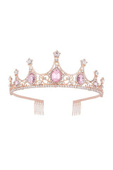 Rose Gold Tiaras Peach