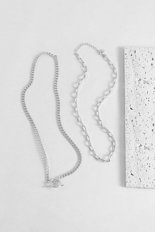 Geometric Paperclip Chain Necklace - KissProm