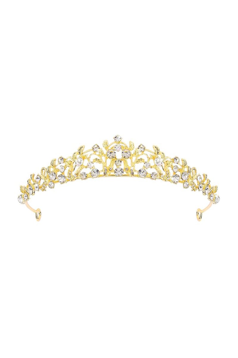 Gold Tiaras and Crowns for Women - KissProm