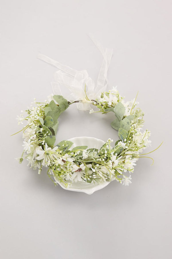 Artificial Silk Daisy Wedding Flower Crown