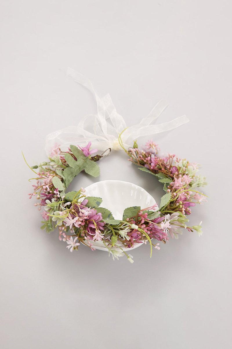 Artificial Silk Daisy Wedding Flower Crown