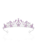 Silver Crystal Crown for Women - KissProm