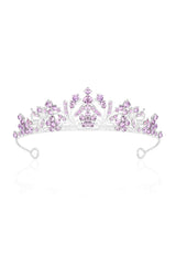 Silver Crystal Crown for Women - KissProm