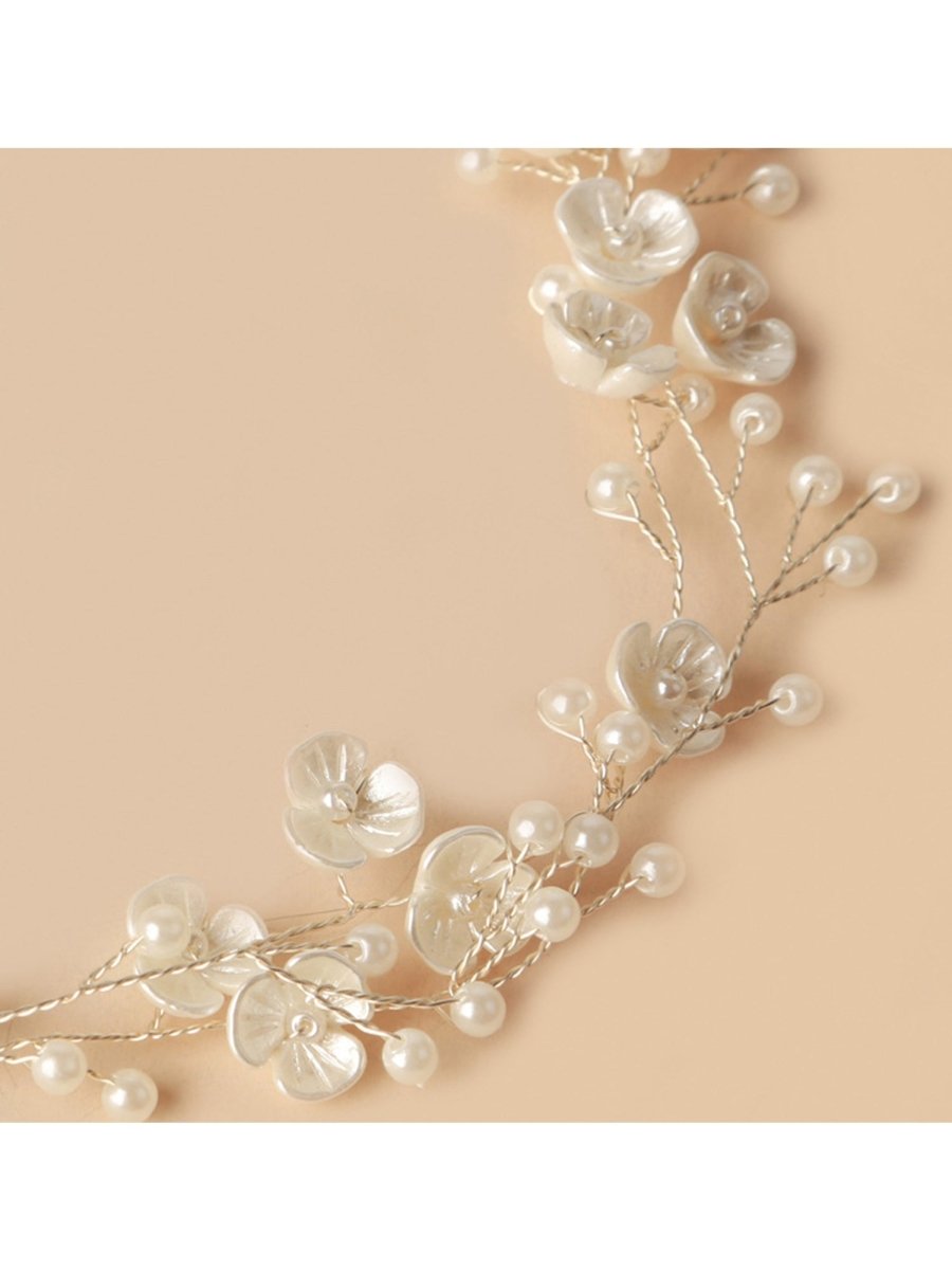 Bridal Pearl Beaded Headband - KissProm