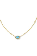 Natural Stone Crystal Pendant Necklace - KissProm