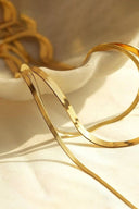 Thin Layered Snake Chain Necklace - KissProm