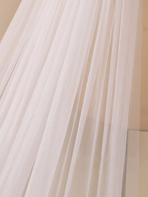 3D Flower Lace with Rhinestones Cathedral Veil Bridal Veil Wedding Veil - KissProm