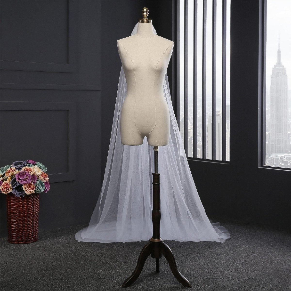 3M With Comb Wedding Veil - KissProm