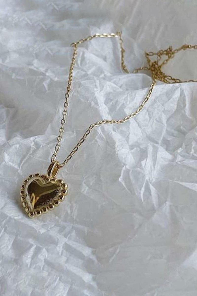 3D Heart Pendant Necklace - KissProm