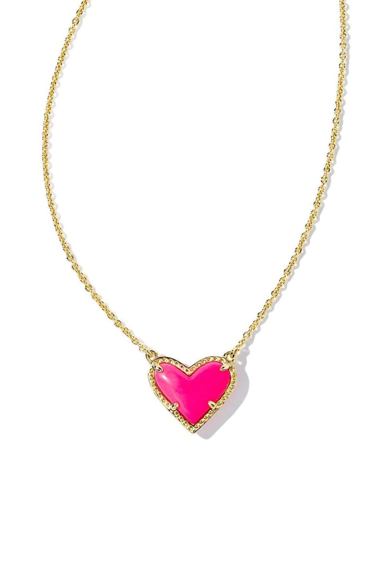 Heart Pendant Adjustable Clavicle Necklace - KissProm