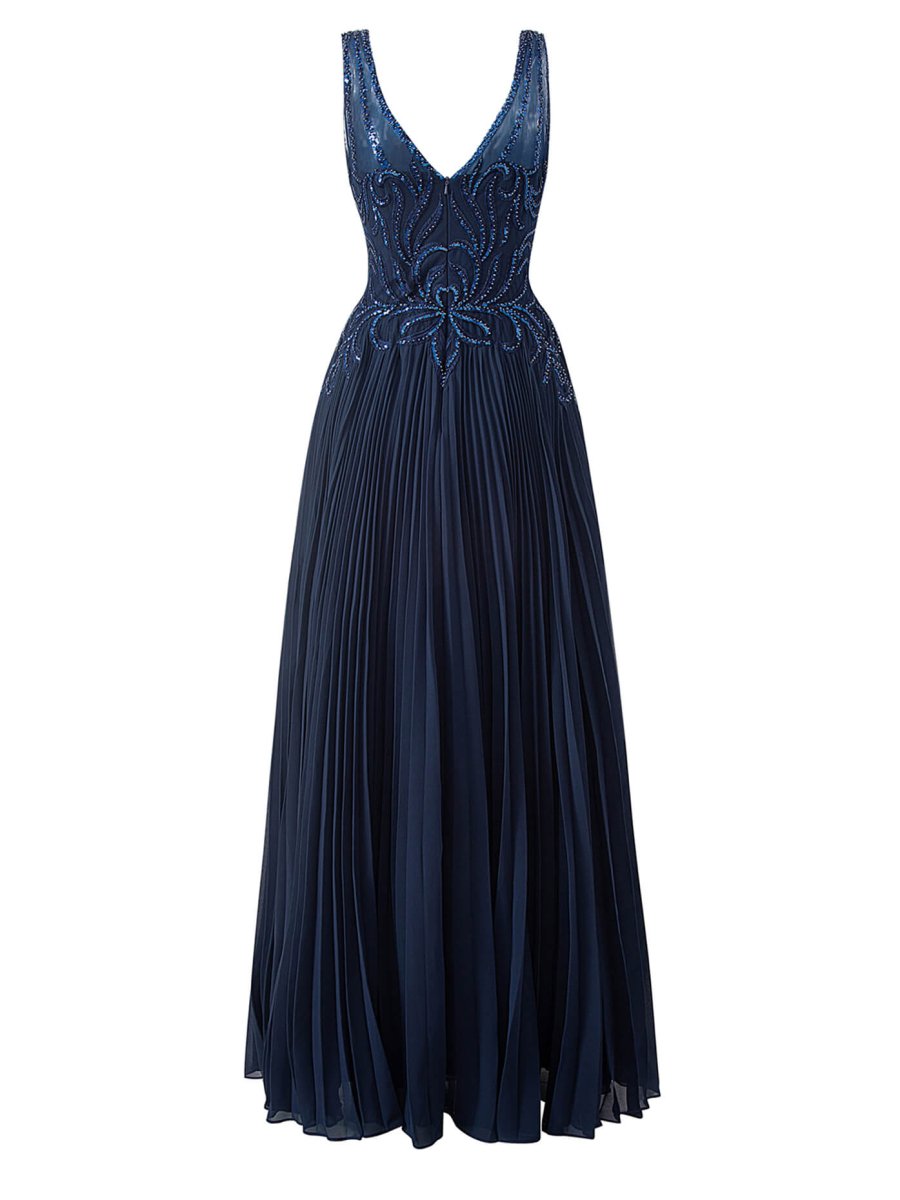 Dark Green A-Line V-Neck Chiffon Prom Dress, Green / 14 Dark Green A-Line V-Neck Chiffon Prom Dress, Green / 14
