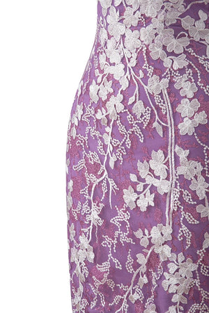 Savannah | Sheath Short Spaghetti Straps Lace Homecoming Dress