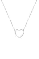 Hollow Heart Pendant Necklace