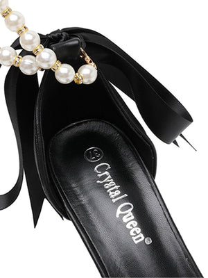 Matte Soft PU Leather Pointed Toe High Heels - KissProm