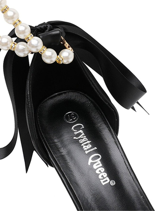 Matte Soft PU Leather Pointed Toe High Heels - KissProm