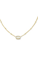 Natural Stone Crystal Pendant Necklace - KissProm
