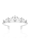 Silver Crystal Crown for Women - KissProm
