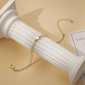 Adjustable Gold Faux Pearl Bracelets - KissProm