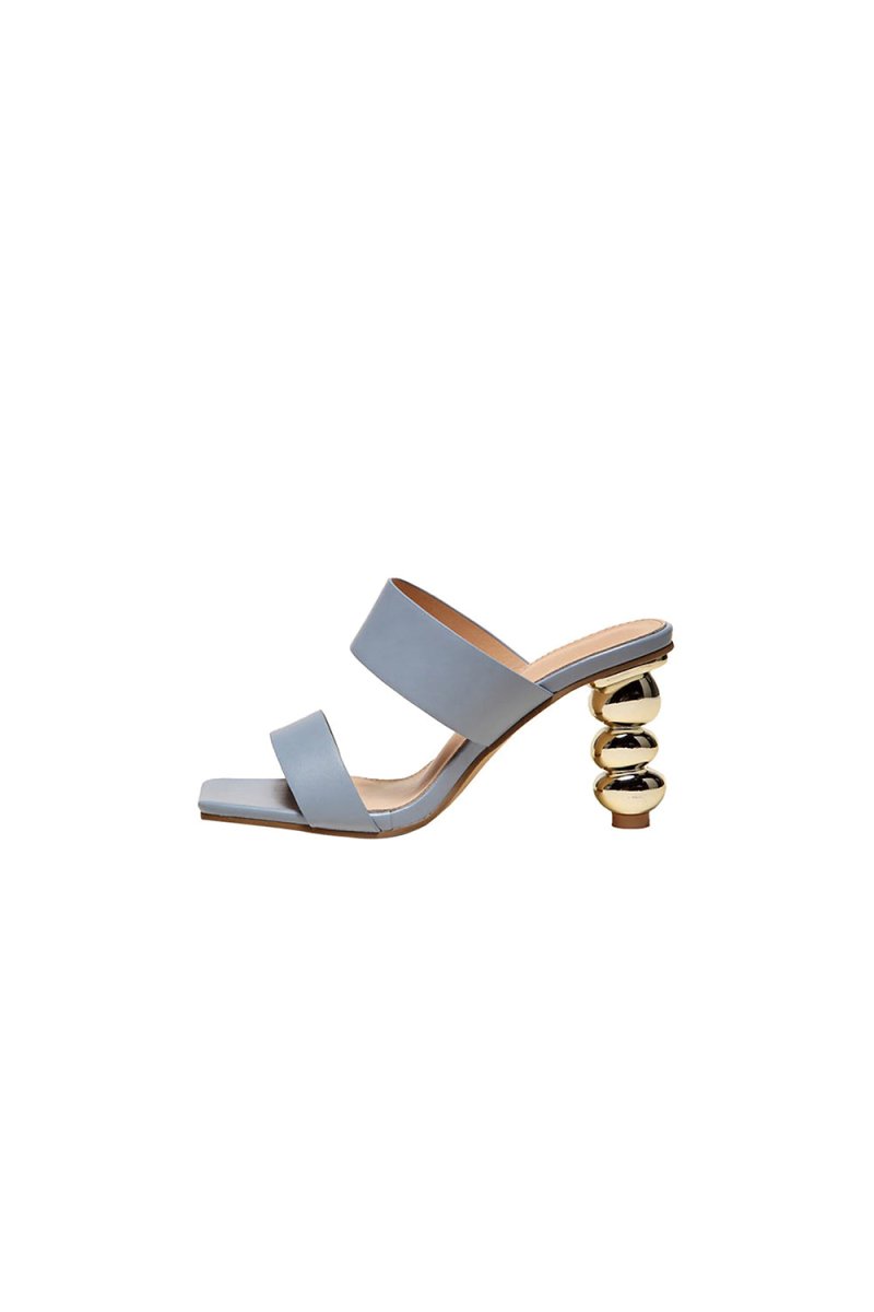 Square Toe Shaped Gourd High Heels - KissProm