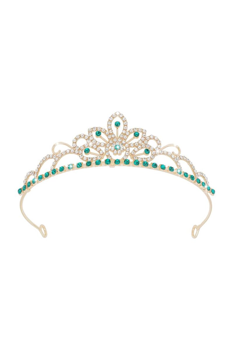 Green Crown Tiaras for Women - KissProm