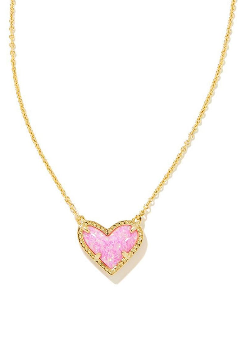 Heart Pendant Adjustable Clavicle Necklace - KissProm