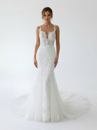 Fairy Mermaid Sweetheart Lace Wedding Dresses with Appliques - KissProm