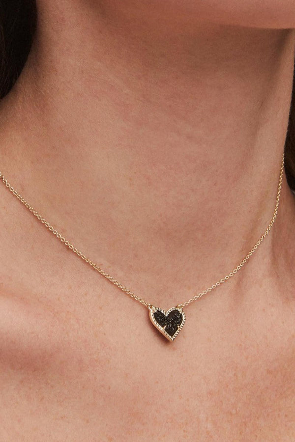 Heart Pendant Adjustable Clavicle Necklace - KissProm
