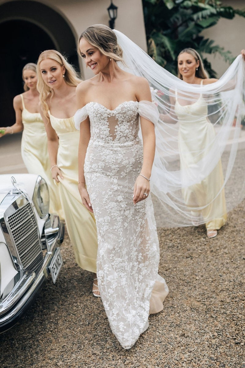 Sheath Spaghetti Straps Cutout Long Bridesmaid Dresses