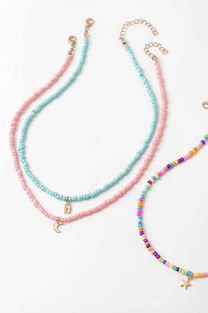Three - color Boho Style Necklace - KissProm