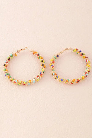 Colorful Loop Boho Style Earrings - KissProm